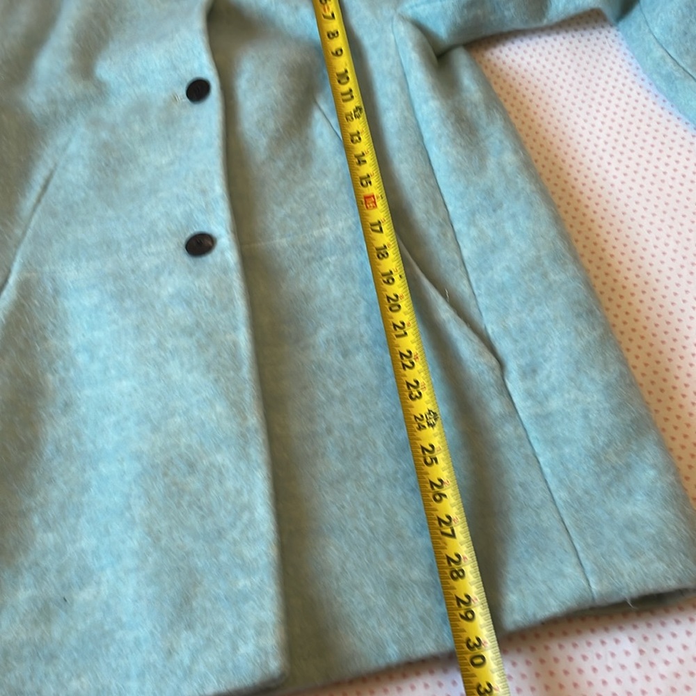 Women's Blue Coat - Picture 7 of 12